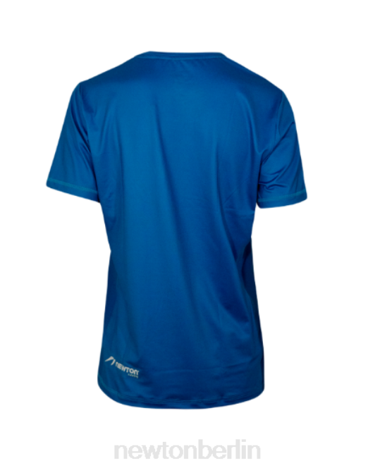 Kleidung Newton Kurzarm-Performance-Shirt Blau Frauen T80V17