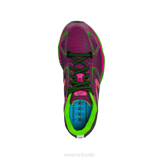 Schuh Newton Abstand s 12 Fuchsia/Limette Frauen T80V10