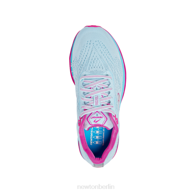 Schuh Newton Antrag 12 puderblau/rosa Frauen T80V7