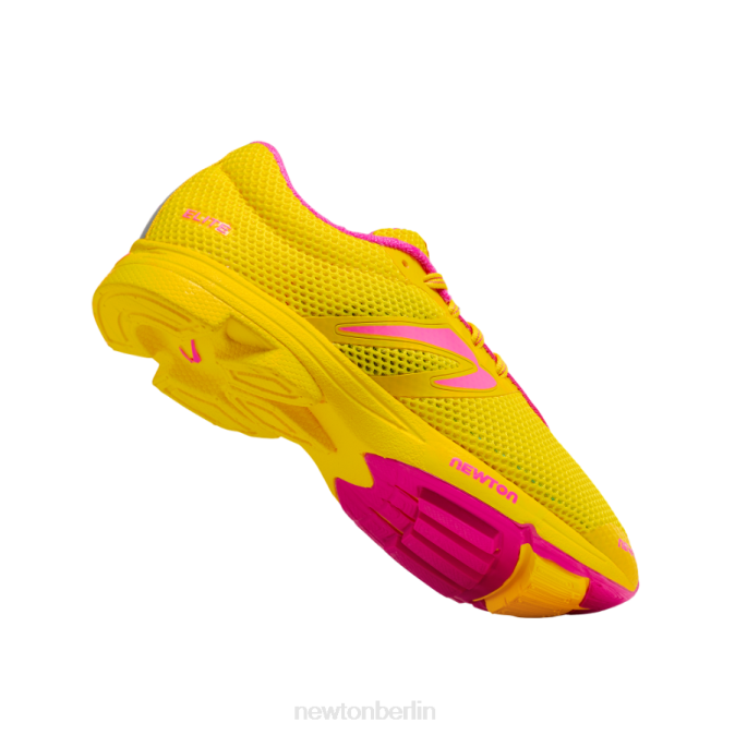 Schuh Newton Distanz-Elite gelb/rosa Frauen T80V13